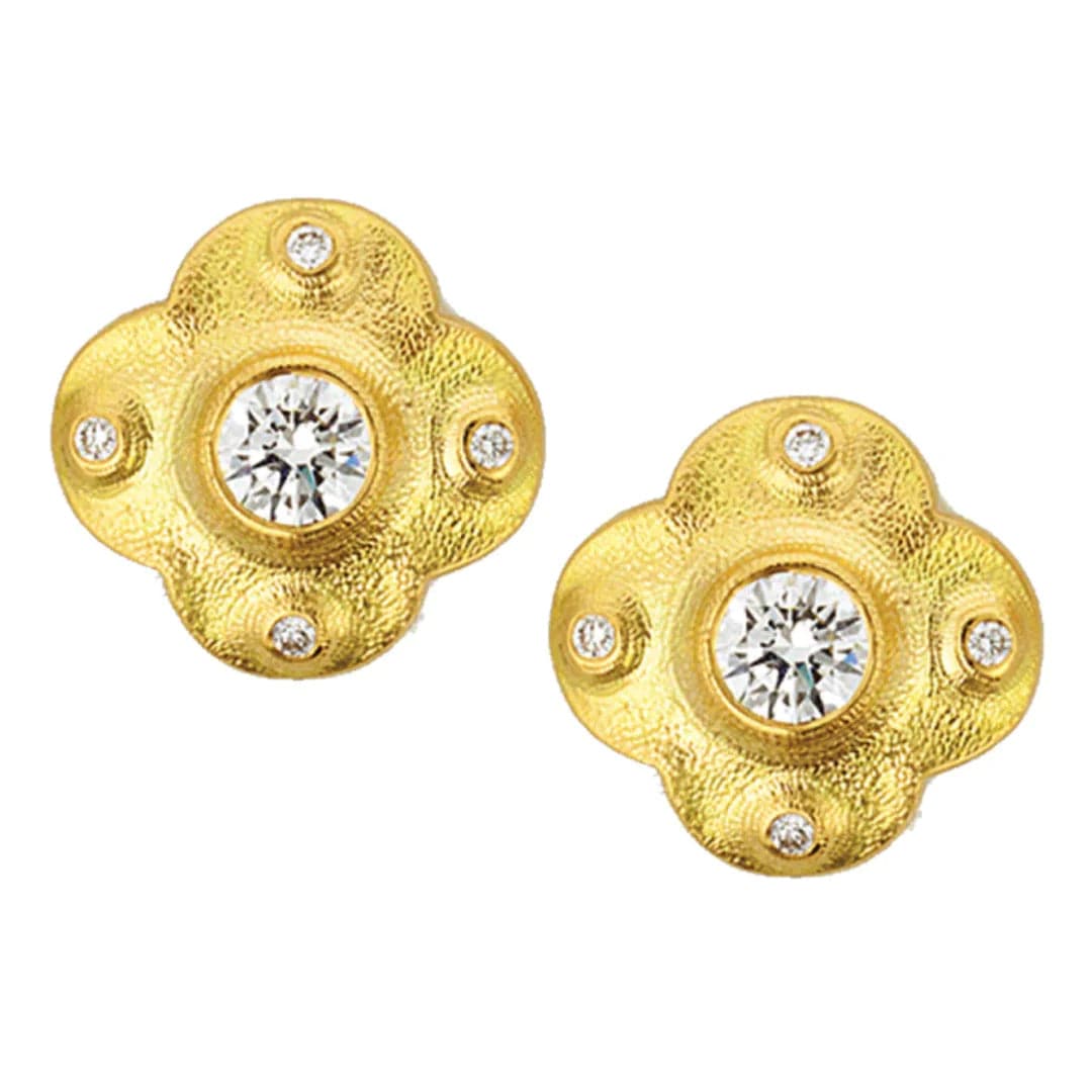 Alex Sepkus Flora 18k Yellow Gold Diamond Earrings – Springer's