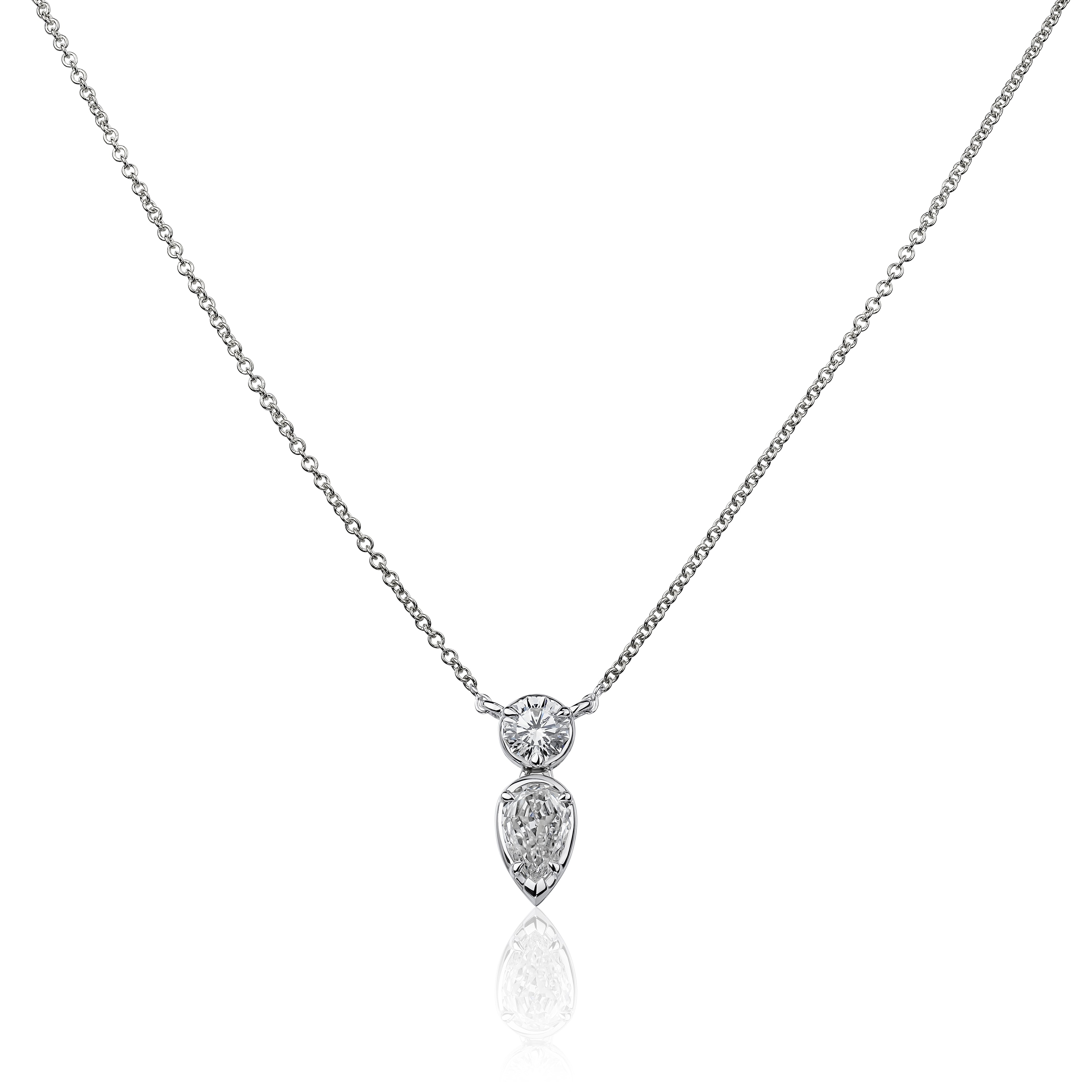 Christopher Designs Necklaces and Pendants Christopher Designs 14k White Gold Diamond Pendant Necklace