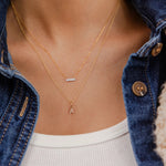 Dana Rebecca Designs Charm Dana Rebecca Designs Diamond Initial Charm "R" Yellow Gold