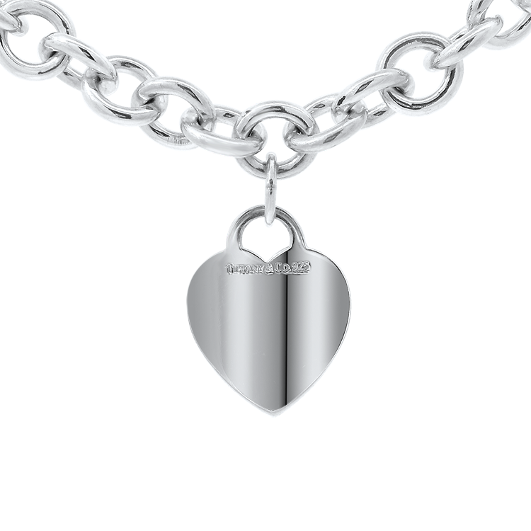 Estate Tiffany & Co. Necklaces and Pendants Estate Tiffany & Co. Heart Tag Necklace