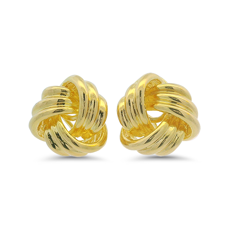 Estate Tiffany & Co. Earring Tiffany & Co. Estate 18k Yellow Gold Love Knot Earrings