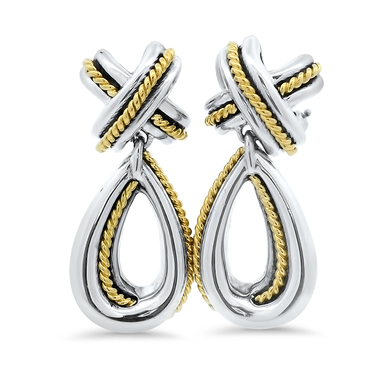 Tiffany & Co. Sterling Silver & 18k Yellow Gold 