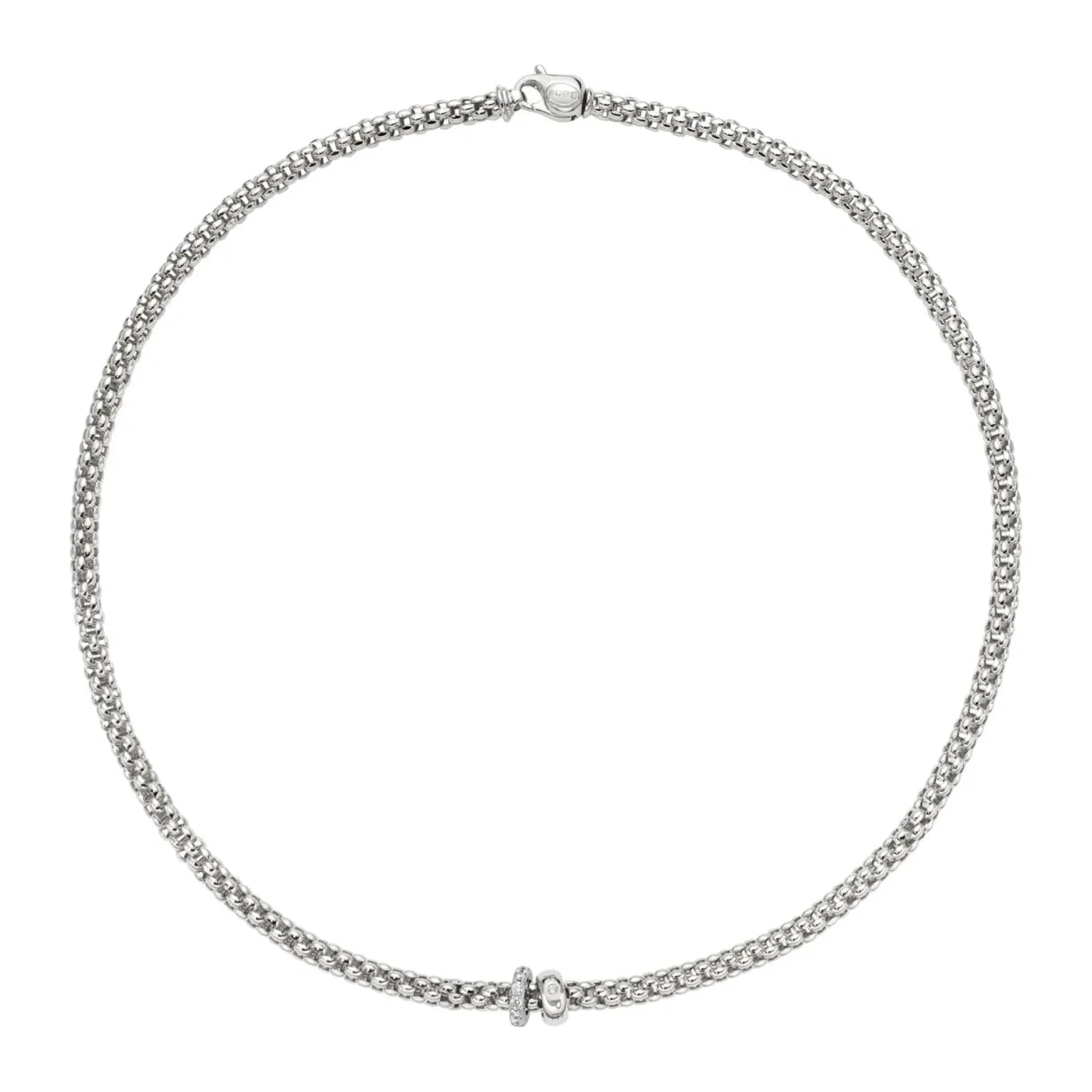 Fope Necklaces and Pendants FOPE 18k White Gold Flex'it "Solo Collection" Necklace