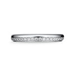 Hearts on Fire Engagement Wedding Band Hearts On Fire Barre 18K White Gold Pave Diamond Band 6.5