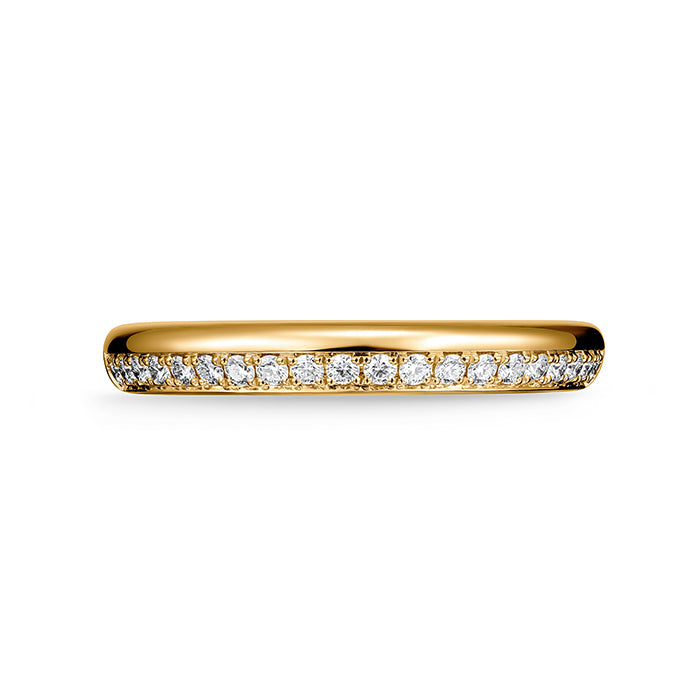 Hearts on Fire Engagement Wedding Band Hearts On Fire Barre 18K Yellow Gold Pave Diamond Band 6.5