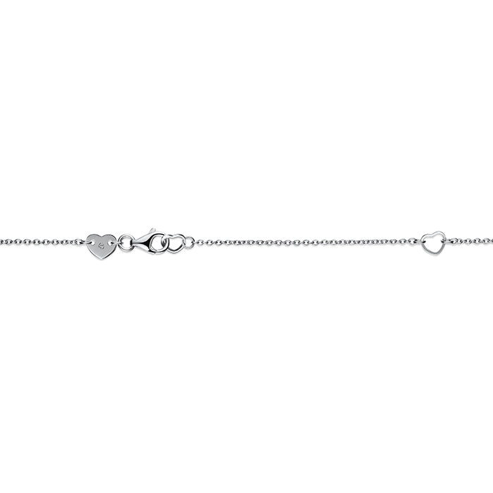 Hearts on Fire Necklaces and Pendants Hearts On Fire Barre 18K White Gold Pave Diamond Necklace