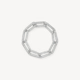 Hearts on Fire Bracelet Hearts On Fire Inside Out 18k White Gold Pave Link Diamond Bracelet