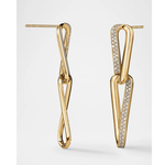 Hearts on Fire Earring Hearts On Fire Inside Out 18k Yellow Gold Drop Link Diamond Earrings