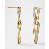 Hearts on Fire Earring Hearts On Fire Inside Out 18k Yellow Gold Drop Link Diamond Earrings