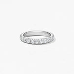 Hearts on Fire Ring Hearts on Fire Platinum Vela French Cut Pavé Round Diamond Band