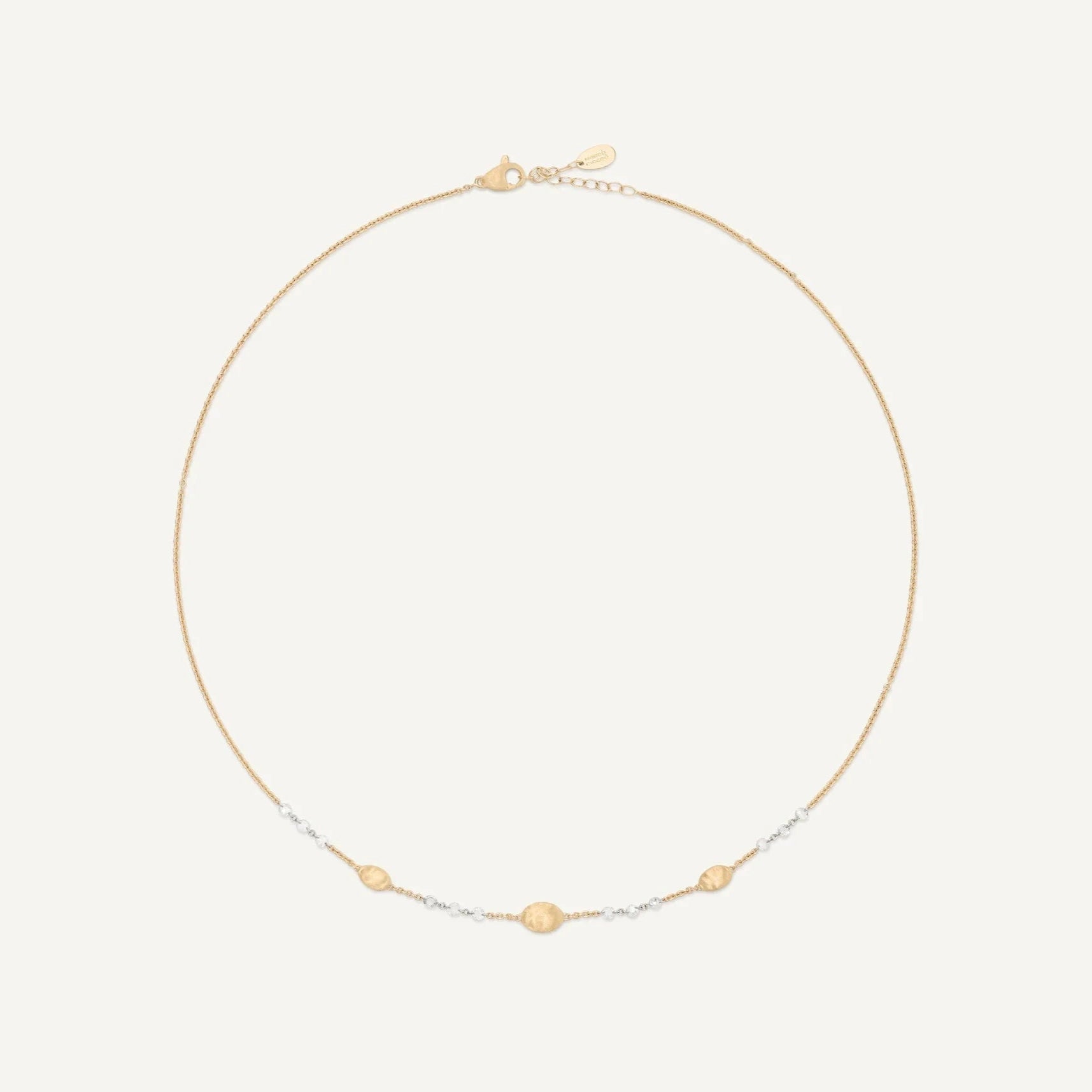 Marco Bicego Necklaces and Pendants Marco Bicego 18k Yellow Gold Siviglia Diamond Station Necklace