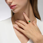 Mark Henry Mark Henry 18k Yellow Gold Emerald and Diamond Ring