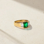 Mark Henry Mark Henry 18k Yellow Gold Emerald and Diamond Ring