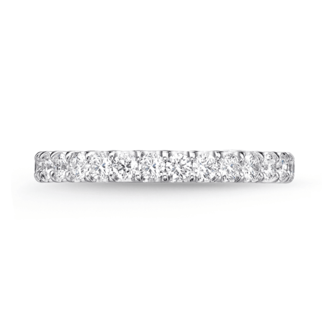 Memoire Wedding Band Memoire Odessa Platinum Diamond Eternity Band - 1.00ctw 6.5