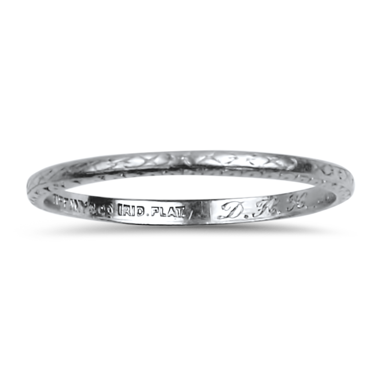Tiffany and co engraved 2025 ring