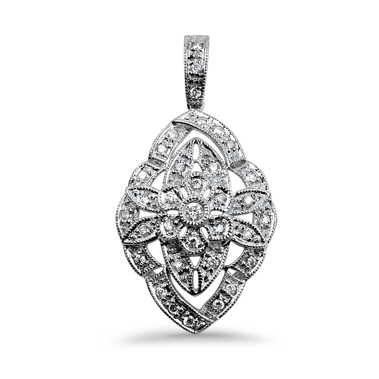 Estate diamond pendants discount