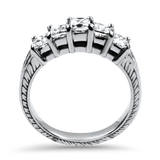 PAGE Estate Ring Estate 14k White Gold Princess Cut Diamond Ring 6