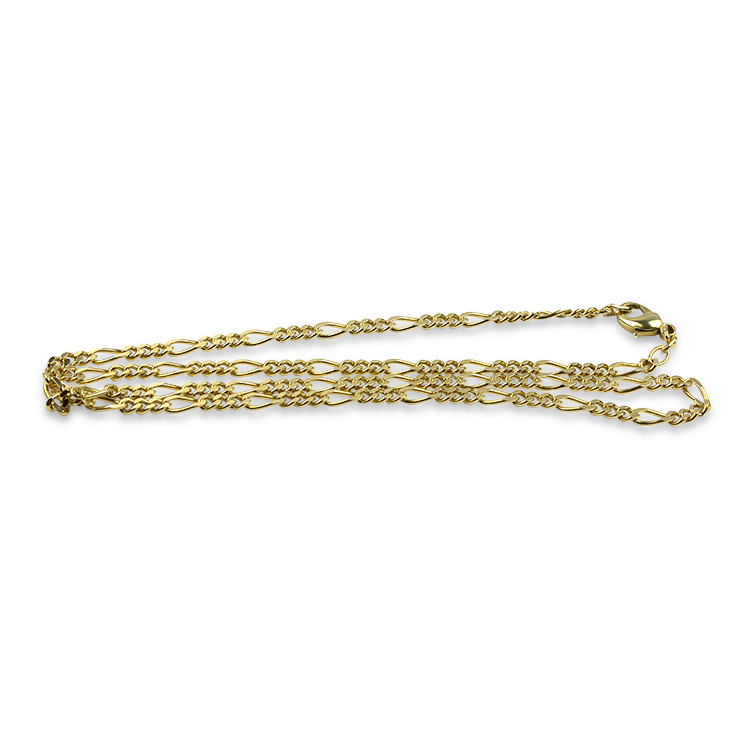 PAGE Estate Necklaces and Pendants Estate 14k Yellow Gold Figaro Link Chain