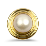 PAGE Estate Ring Estate 14k Yellow Gold Mabe Pearl Ring 5.5