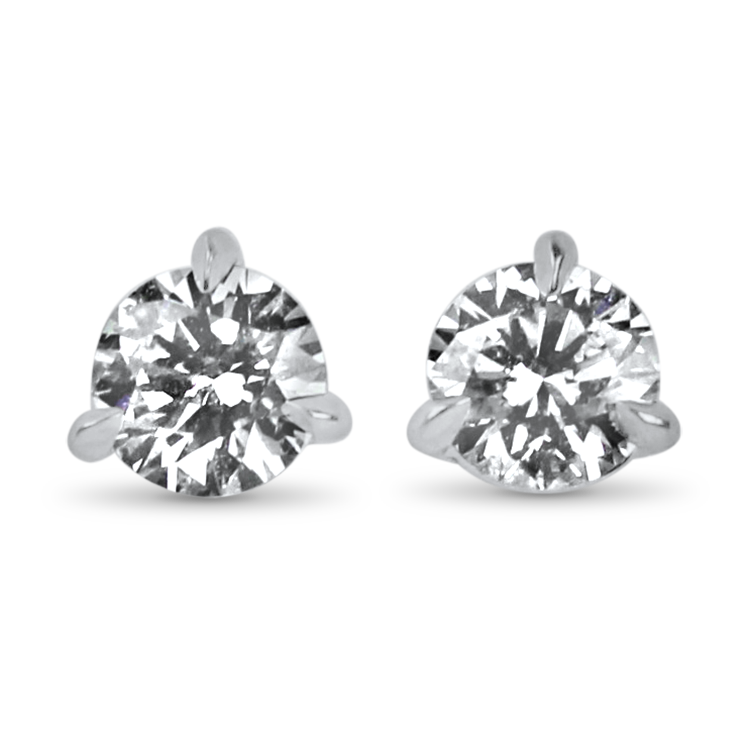 Platinum diamond studs deals