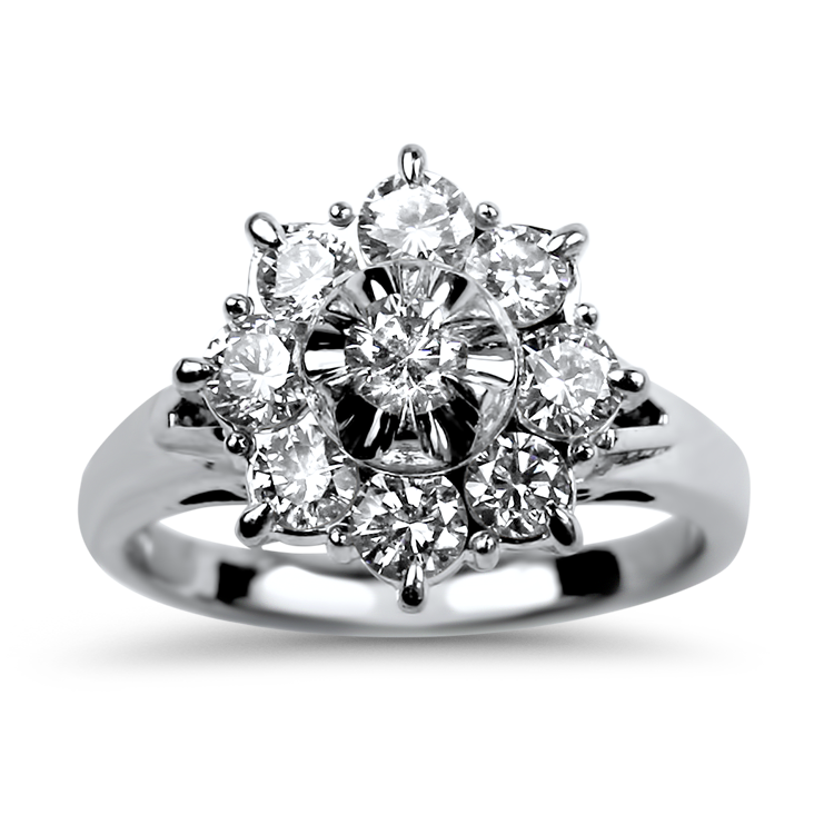 Estate Platinum Vintage Diamond Ring Maine New Hampshire Springer s