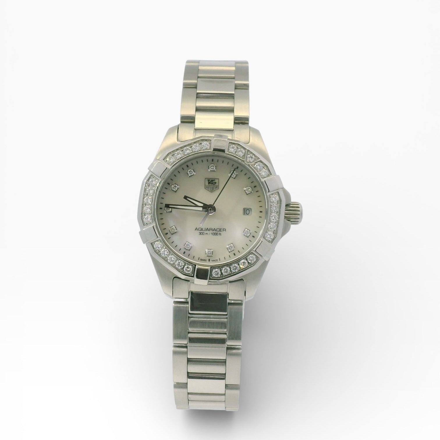 Pre-Owned Steel Gold TAG Heuer Aquaracer 27mm Watch – Springer's
