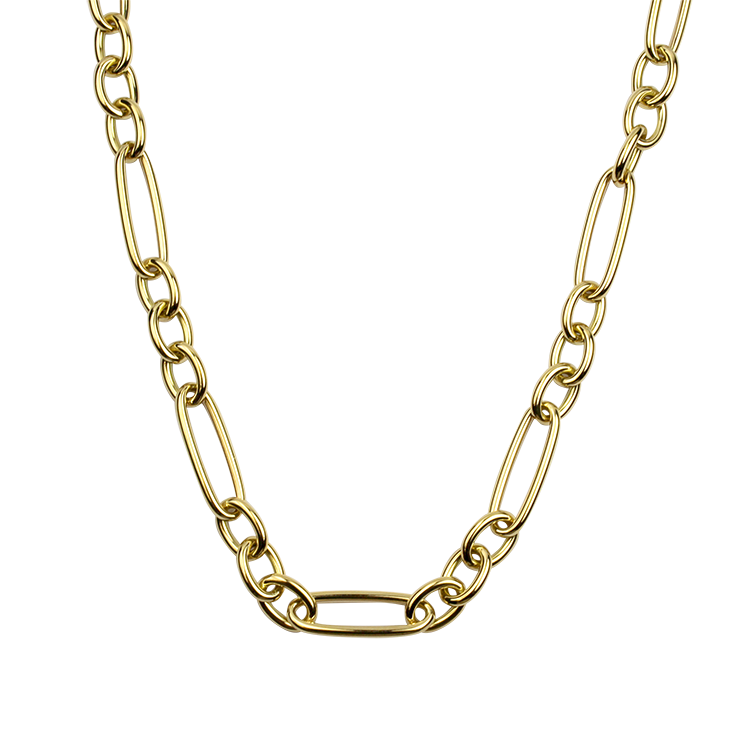 Roberto coin oval link necklace deals