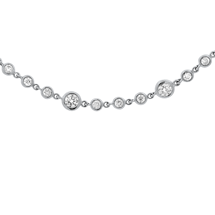 Roberto Coin Estate 18k White Gold Diamonds by the Yard