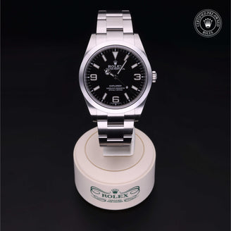 Rolex Certified Pre-Owned Watch L0199442: Oyster Perpetual Explorer 39 M214270-0003