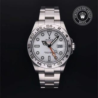 Rolex Certified Pre-Owned Watch Oyster Perpetual Explorer II