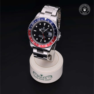 Rolex Certified Pre-Owned Watch P147186: Oyster Perpetual GMT-Master II M16710BLRO-0005