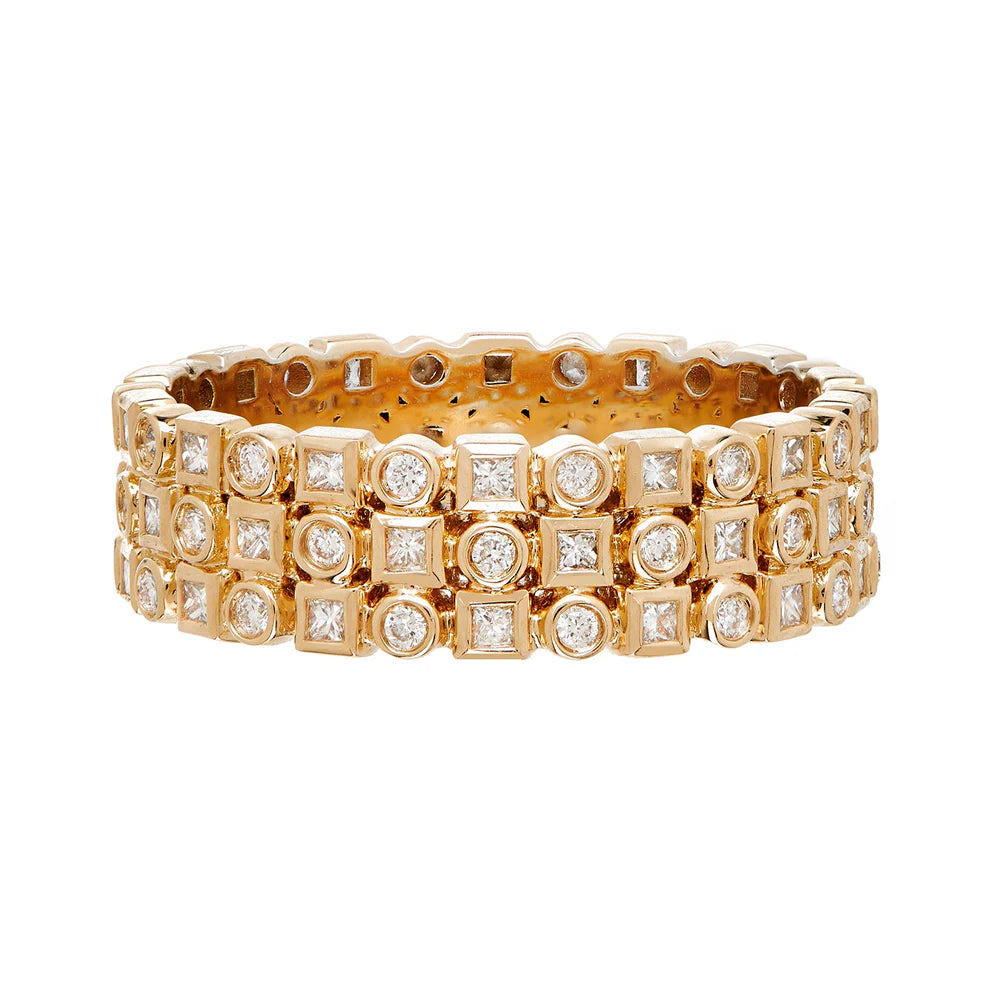 Sethi Couture Sethi Couture Kate 18k Yellow Gold Diamond Eternity Band