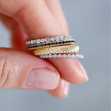 Sethi Couture Sethi Couture La Mer 18k Yellow Gold Band