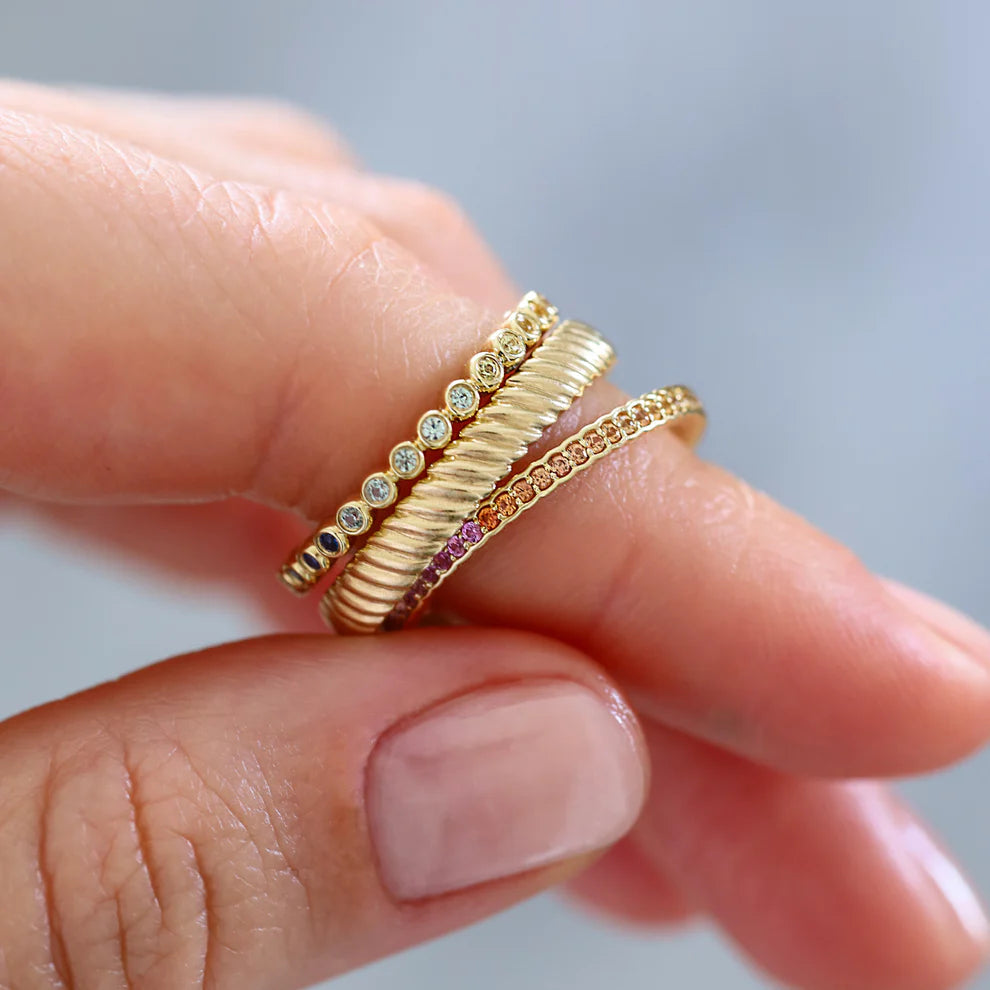 Sethi Couture Sethi Couture La Mer 18k Yellow Gold Band