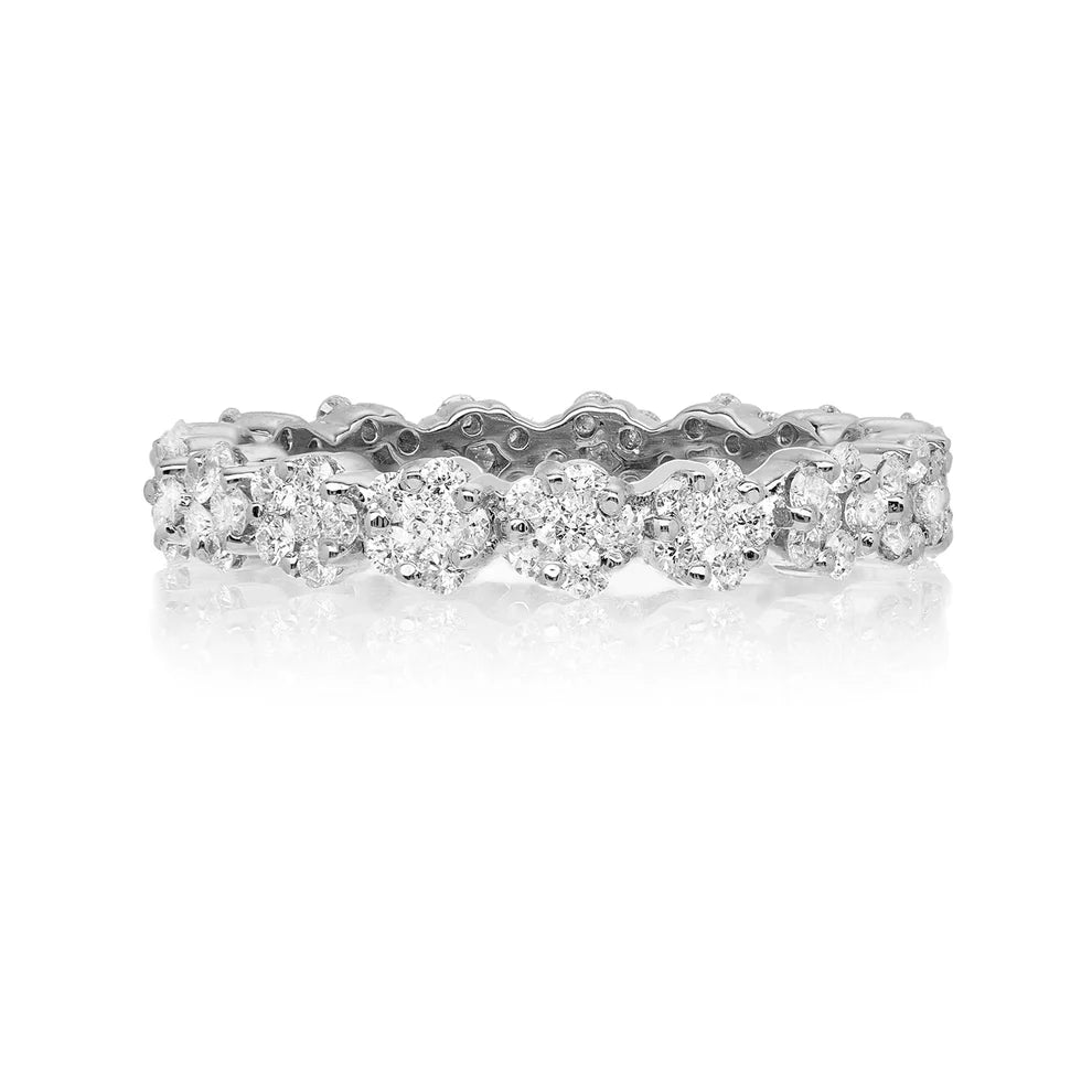 Sethi Couture Sethi Couture Rosetta 18k White Gold Diamond Eternity Band