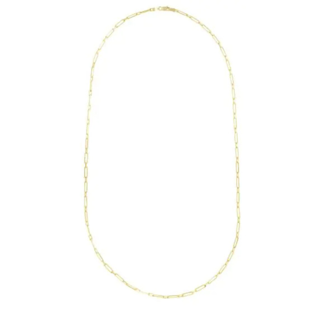 Sincerely, Springer's Necklaces and Pendants Sincerely Springer's 14k Yellow Gold 20" Paperclip Chain Necklace