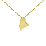 Sincerely, Springer's Charm Sincerely Springer's 14k Yellow Gold Small Maine Pendant
