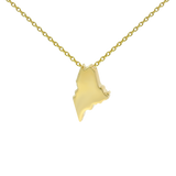 Sincerely, Springer's Charm Sincerely Springer's 14k Yellow Gold Small Maine Pendant