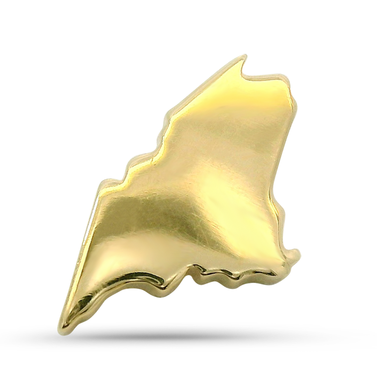 Sincerely, Springer's Charm Sincerely Springer's 14k Yellow Gold Small Maine Pendant