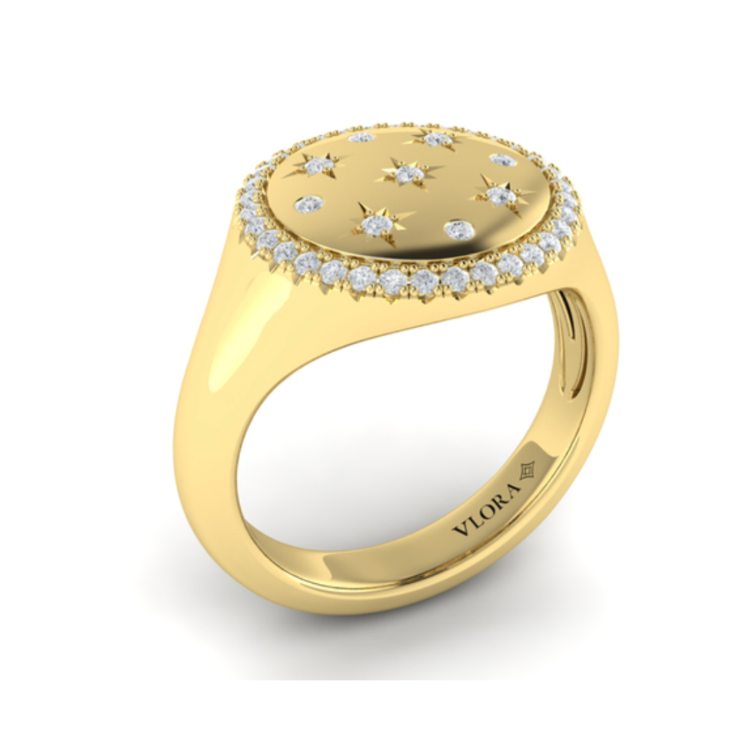 Sincerely Springer's 18K Yellow Gold Engagement Ring Mounting