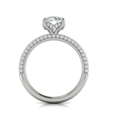 Sincerely, Springer's Engagement Ring Sincerely, Springer's by Vlora 18k White Gold Round Engagement Ring Mounting - 0.54ctw