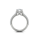 Sincerely, Springer's Engagement Ring Sincerely, Springer's by Vlora 18k White Gold Round Engagement Ring Mounting - 0.68ctw