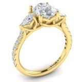 Sincerely, Springer's Engagement Ring Sincerely, Springer's by Vlora 18K Yellow Gold Oval Engagement Ring Mounting - 0.72ctw