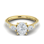 Sincerely, Springer's Engagement Ring Sincerely, Springer's by Vlora 18K Yellow Gold Oval Engagement Ring Mounting - 0.72ctw