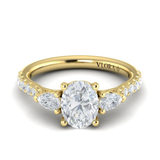 Sincerely, Springer's Engagement Ring Sincerely, Springer's by Vlora 18K Yellow Gold Oval Engagement Ring Mounting - 0.72ctw