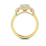 Sincerely, Springer's Engagement Ring Sincerely, Springer's by Vlora 18k Yellow Gold Oval Engagement Ring Mounting - 1.05ctw