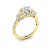 Sincerely, Springer's Engagement Ring Sincerely, Springer's by Vlora 18k Yellow Gold Oval Engagement Ring Mounting - 1.05ctw