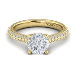 Sincerely, Springer's Engagement Ring Sincerely, Springer's by Vlora 18K Yellow Gold Round Engagement Ring Mounting - 0.46ctw