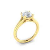 Sincerely, Springer's Engagement Ring Sincerely, Springer's by Vlora 18K Yellow Gold Round Solitaire Engagement Ring Mounting