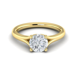 Sincerely, Springer's Engagement Ring Sincerely, Springer's by Vlora 18K Yellow Gold Round Solitaire Engagement Ring Mounting